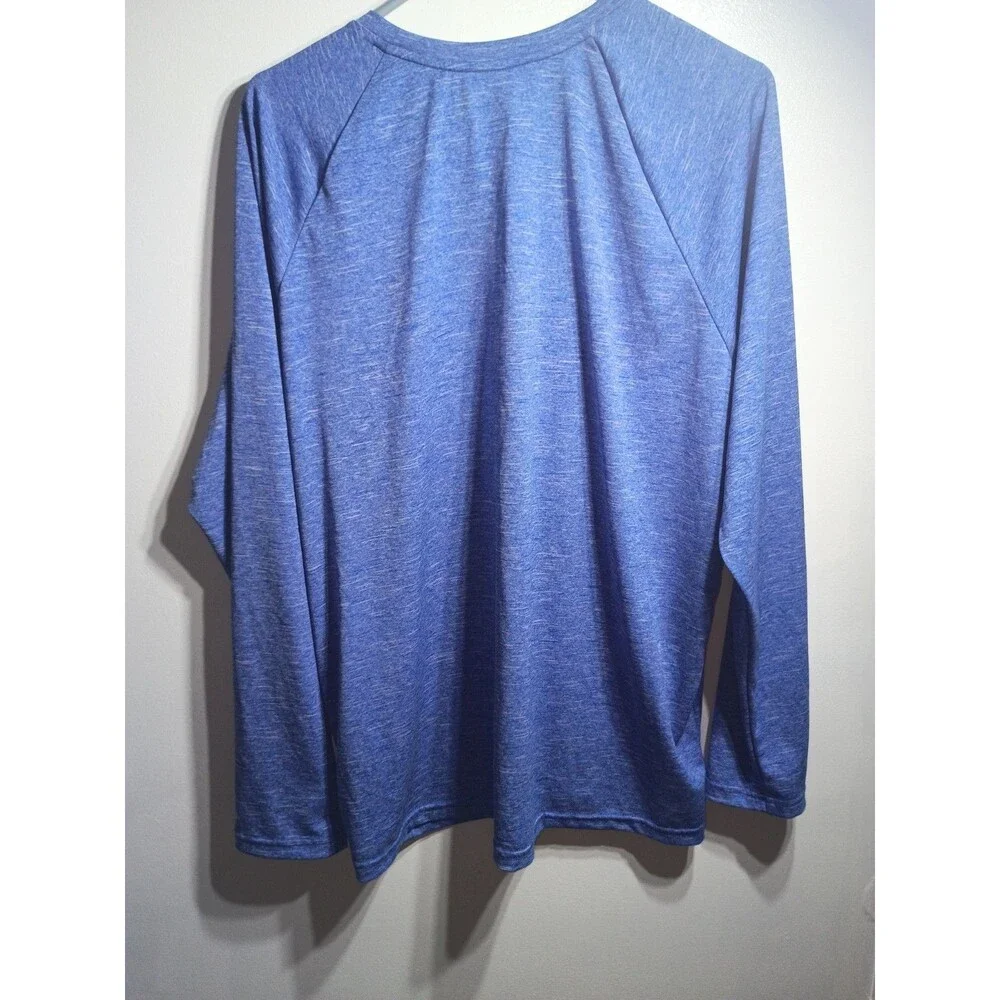 Nike Men's Heathered Long Sleeve Hydroguard Swim Shirt Rashguard XL